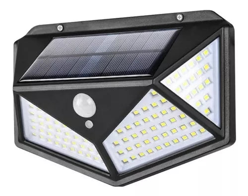 Lámpara solar de 100 LED con sensor pq